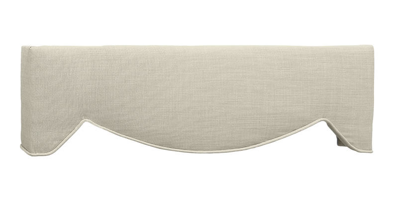 A sample of a Richmond Cornice from Carole Fabrics