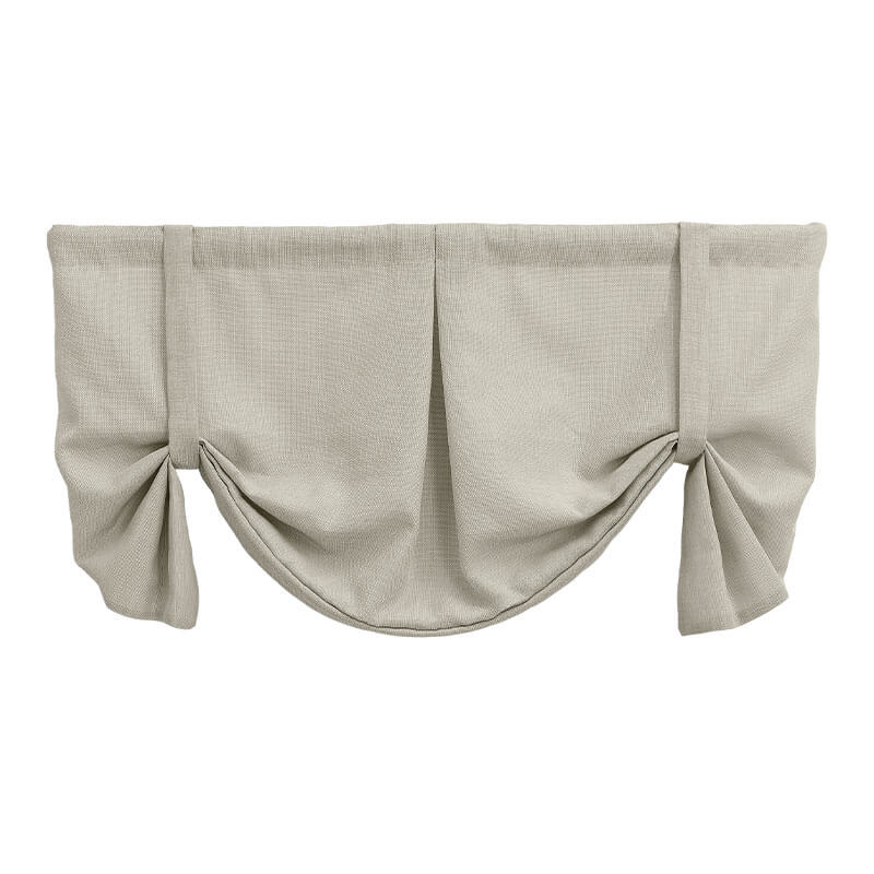 A sample of a Danby Rod Mounted Valance from Carole Fabrics